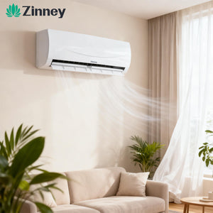 Zinney แอร์ Inverter ขนาด 12,000 BTU รุ่น ZAC-BP12A เครื่องปรับอากาศติดผนัง เย็นเร็ว ทนทาน ประหยัดไฟ