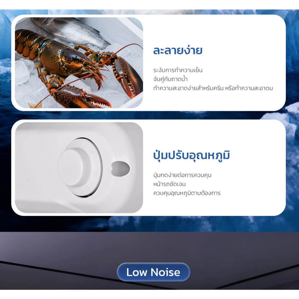 Zinney ตู้เย็น 1 ประตู ขนาด 3.4Q/92 เงิน รุ่น DF1-11S ประหยัดพลังงาน & Quiet Operation 3 ปี