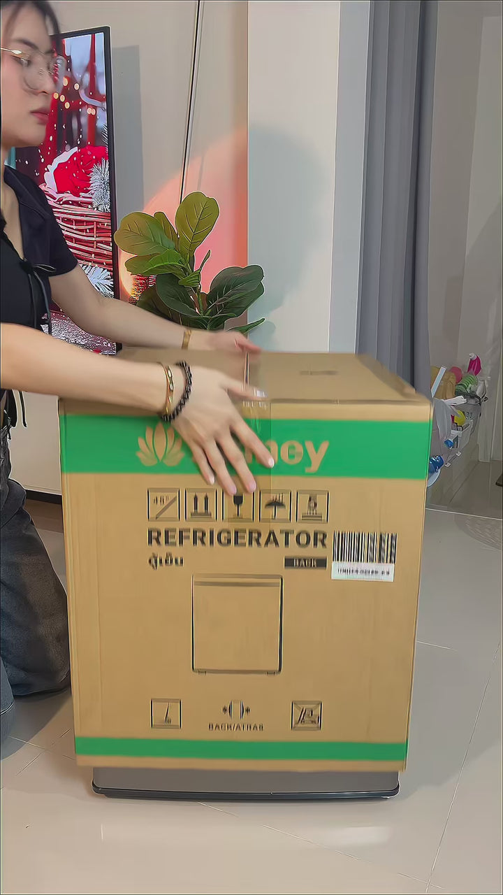 Zinney ตู้เย็นมินิบาร์ ขนาด 1.7Q/46L คิว รุ่น DF1-07 ประหยัดพลังงาน & Quiet Operation เงิน